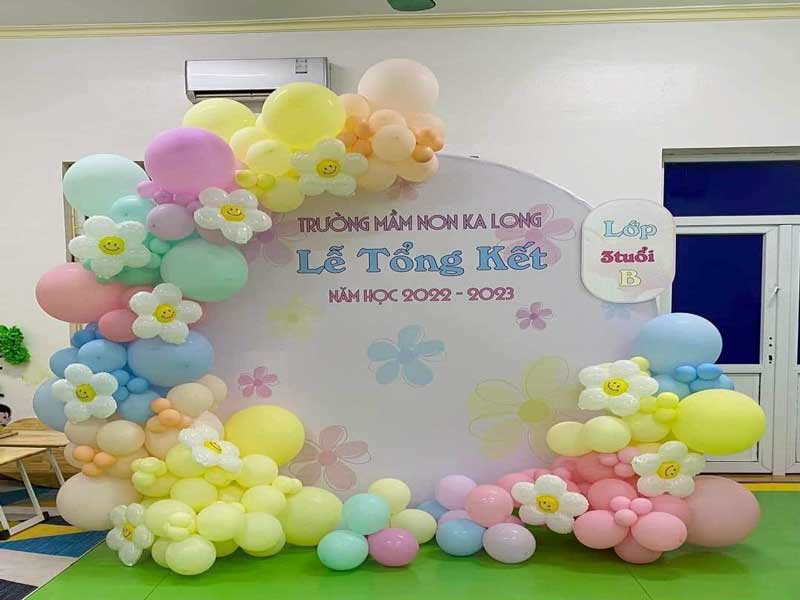 Background lễ tổng kết cuối năm