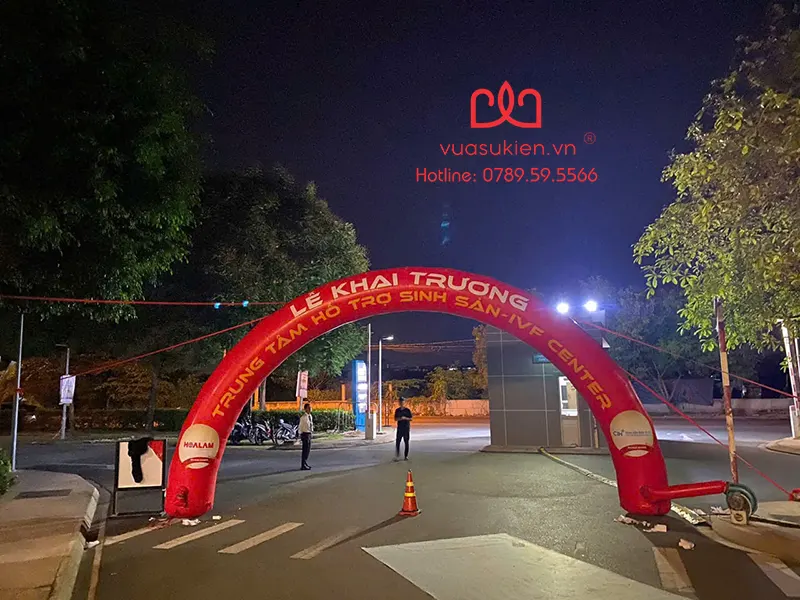 Cho thuê cổng hơi có đa dạng kích thước