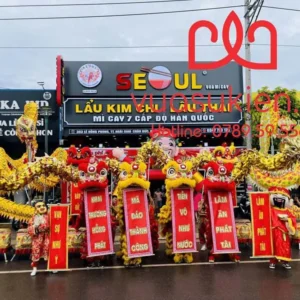 Múa Lân khai trương Quận 10